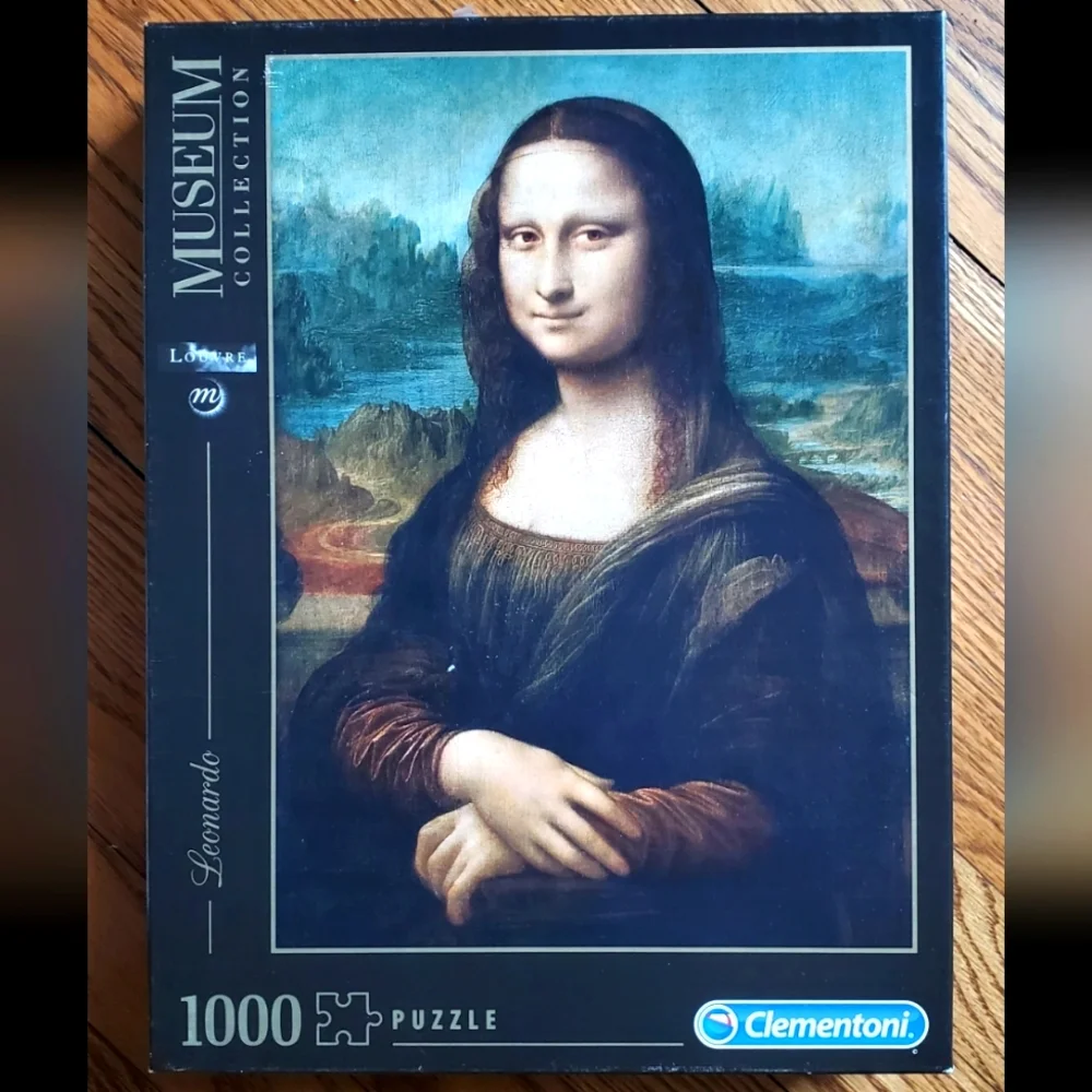 Clementoni 1000 Piece Jigsaw Puzzle MonaLisa Leonardo DaVinci Louvre Museum50x69